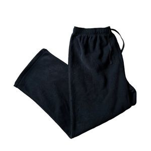 NWOT Old Navy black fleece pants men’s xl 31” inseam